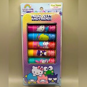 Hello Kitty & Friends Lip Balm Set – 5 Pack | Plant-Based | New
